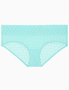 Buy 여성 CK 로고 레이스 트림 힙스터 in color BEAU BLUE