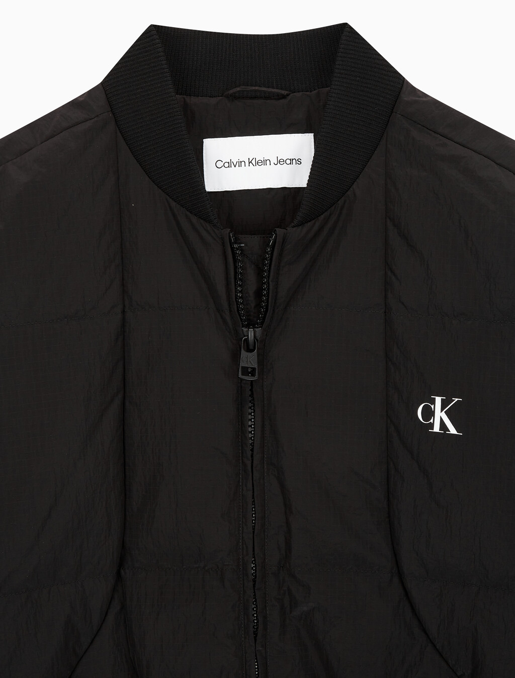 Buy 남성 울트라 라이트 다운 봄버 자켓 in color CK BLACK