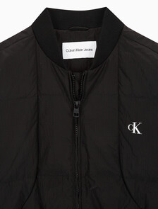 Buy 남성 울트라 라이트 다운 봄버 자켓 in color CK BLACK