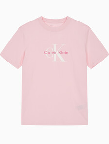 Buy 여성 히어로 모노그램 로고 반팔티셔츠 in color PASTEL PINK