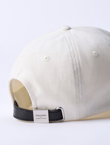 Buy Jung Kook for Calvin Klein  남녀공용 CK 모노그램 엠브로이더리 볼캡 in color TOFU