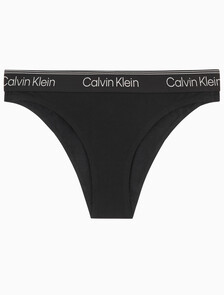 Buy 여성 에슬레틱 코튼 탕가 in color BLACK