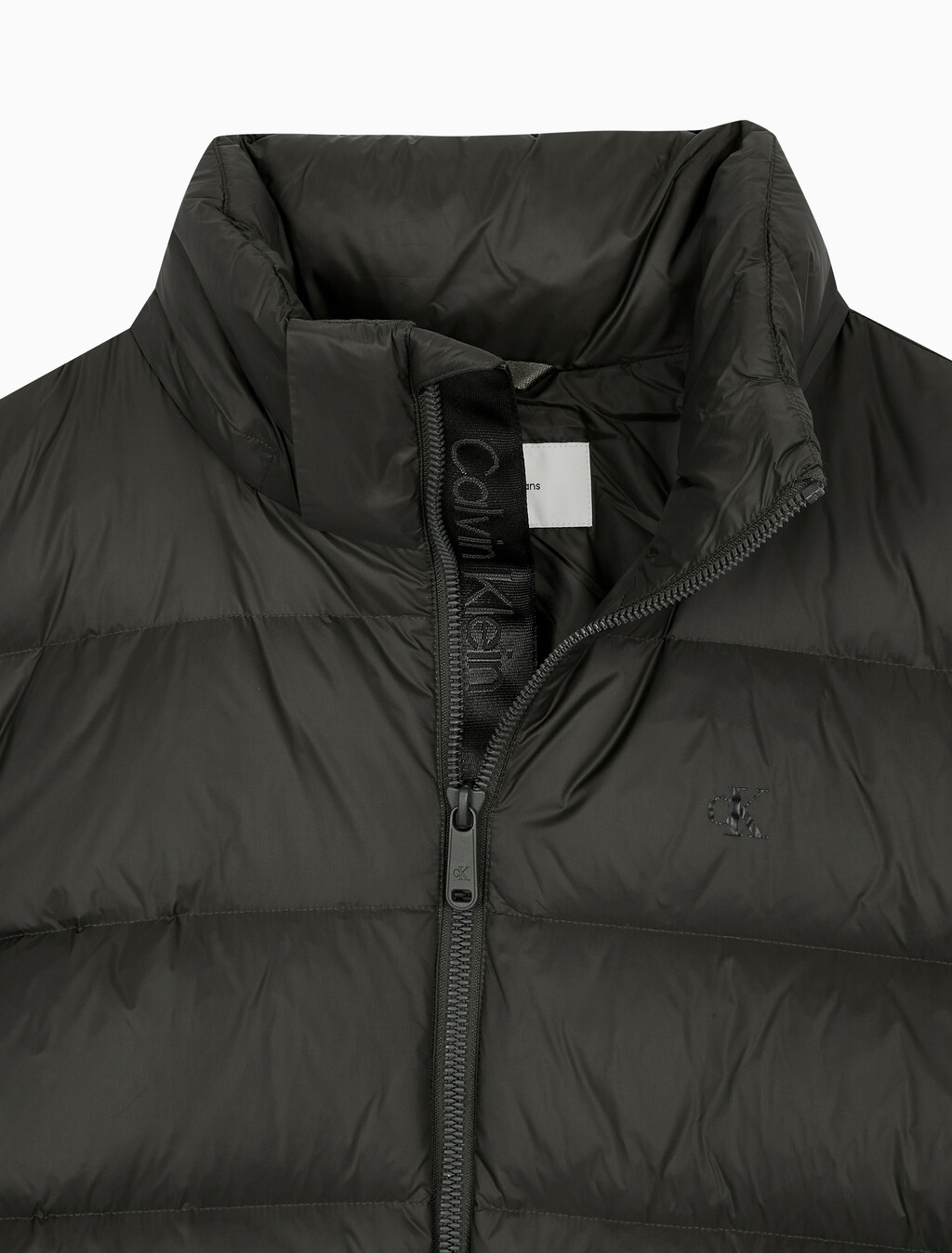 Buy 남성 나일론 집업 후드 다운 푸퍼 자켓 in color CHARCOAL
