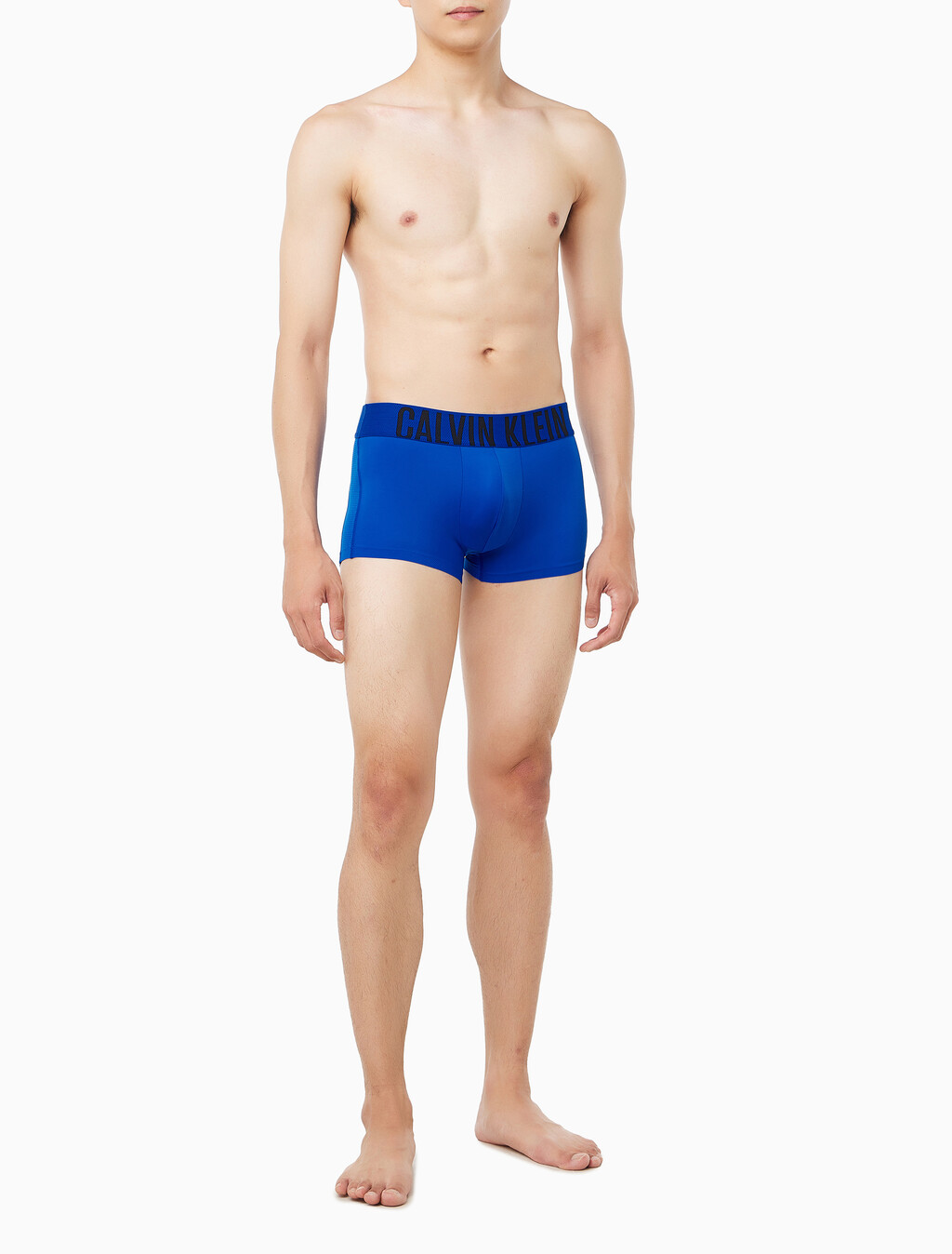 Buy 남성 인텐스 파워 메쉬 로우 라이즈 트렁크 in color blue