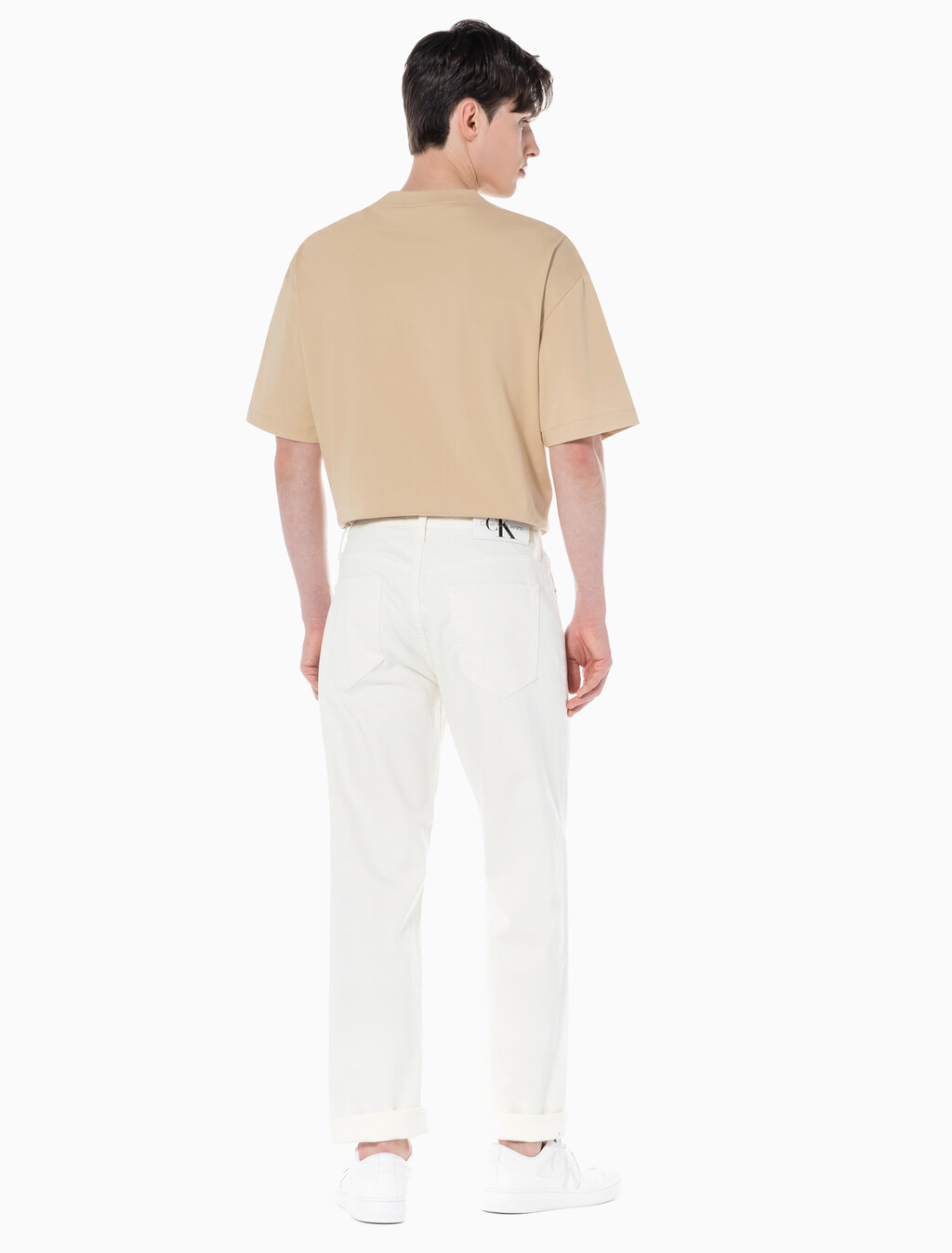 Buy 남성 90's 스트레이트핏 화이트 데님 in color CHALKY BLUE