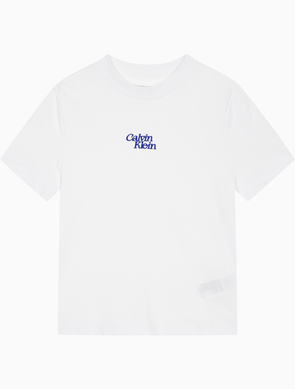 Buy 여성 플럭 로고 반팔 티셔츠 in color BRILLIANT WHITE