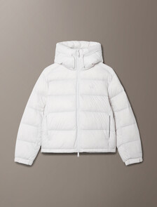 Buy 여성 미드웨이트 트랜스페어런트 다운 자켓 in color LIGHT GREY