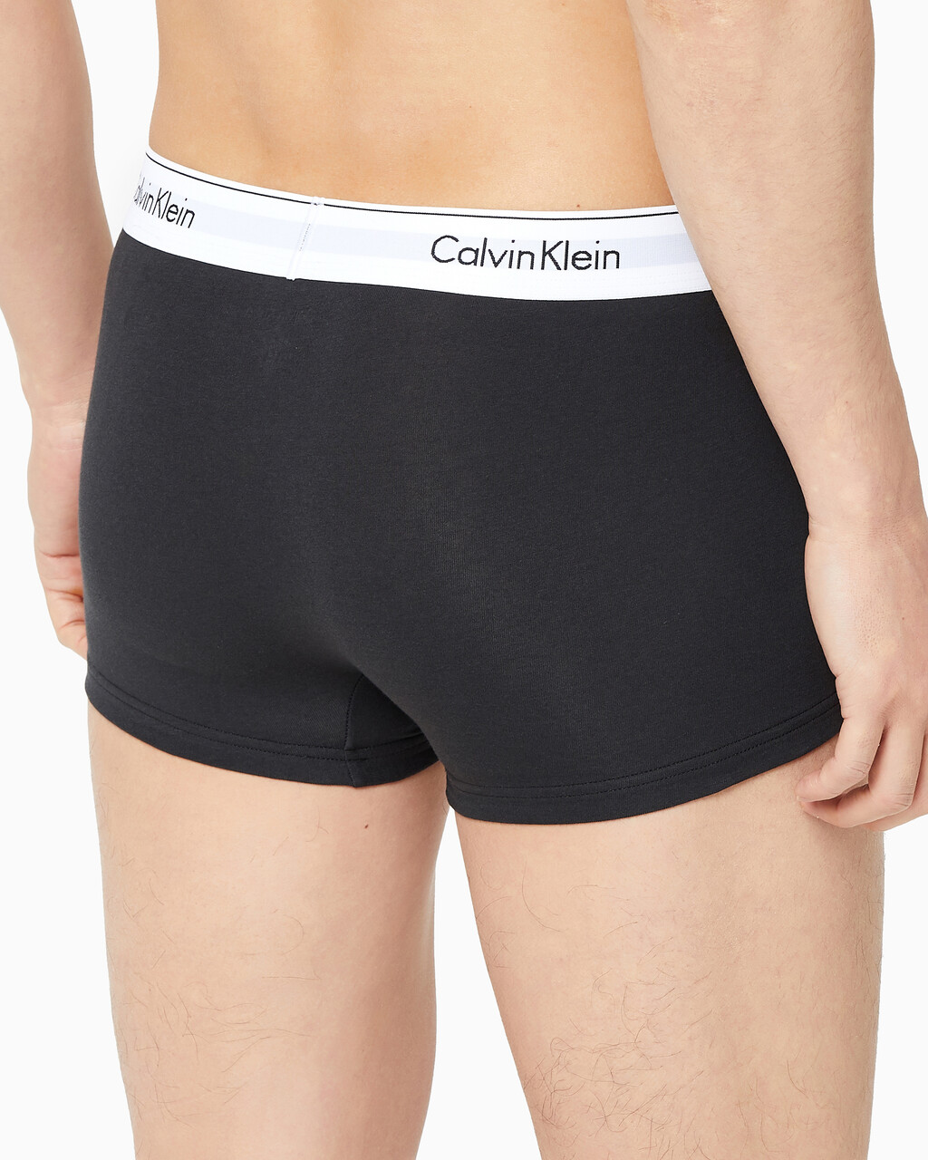 Buy 남성 모던 코튼 2PK 트렁크 in color BLACK