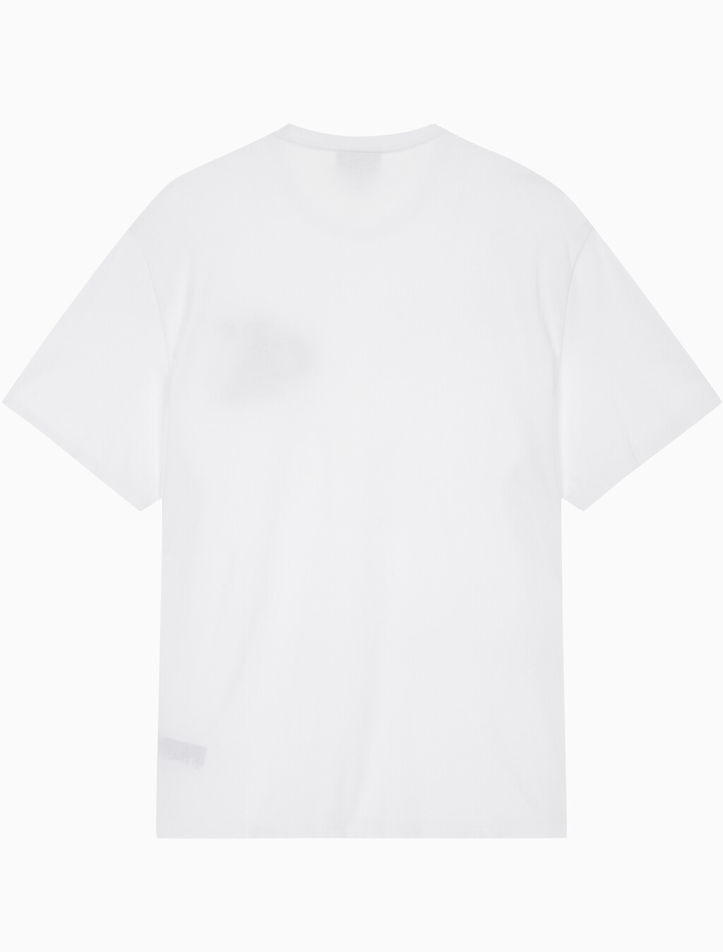 Buy 남성 릴렉스핏 바시티 CK 로고 패치 반팔 티셔츠 in color BRILLIANT WHITE