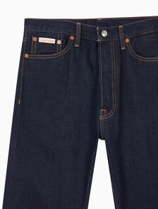 Buy 남성 스트레이트핏 린스 데님 in color CK RAW SELVEDGE