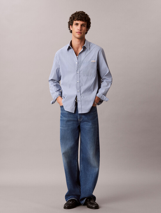 멀티스트라이프 쿨맥스 릴렉스 셔츠