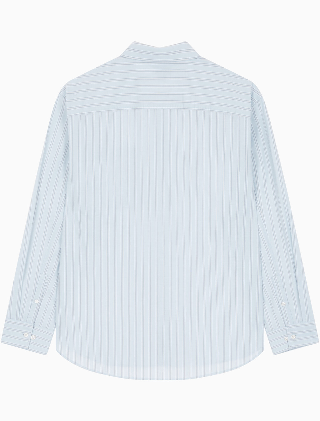Buy 남성 릴렉스핏 옥스포드 스트라이프 셔츠 in color LIGHT BLUE