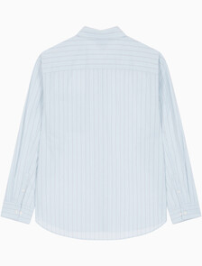 Buy 남성 릴렉스핏 옥스포드 스트라이프 셔츠 in color LIGHT BLUE