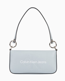 Buy 여성 CKJ 스컬티드 파우치 숄더백 in color BLUE OASIS