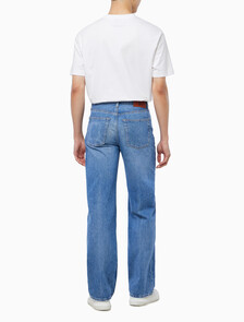 Buy 배기핏 진 in color Mid Blue