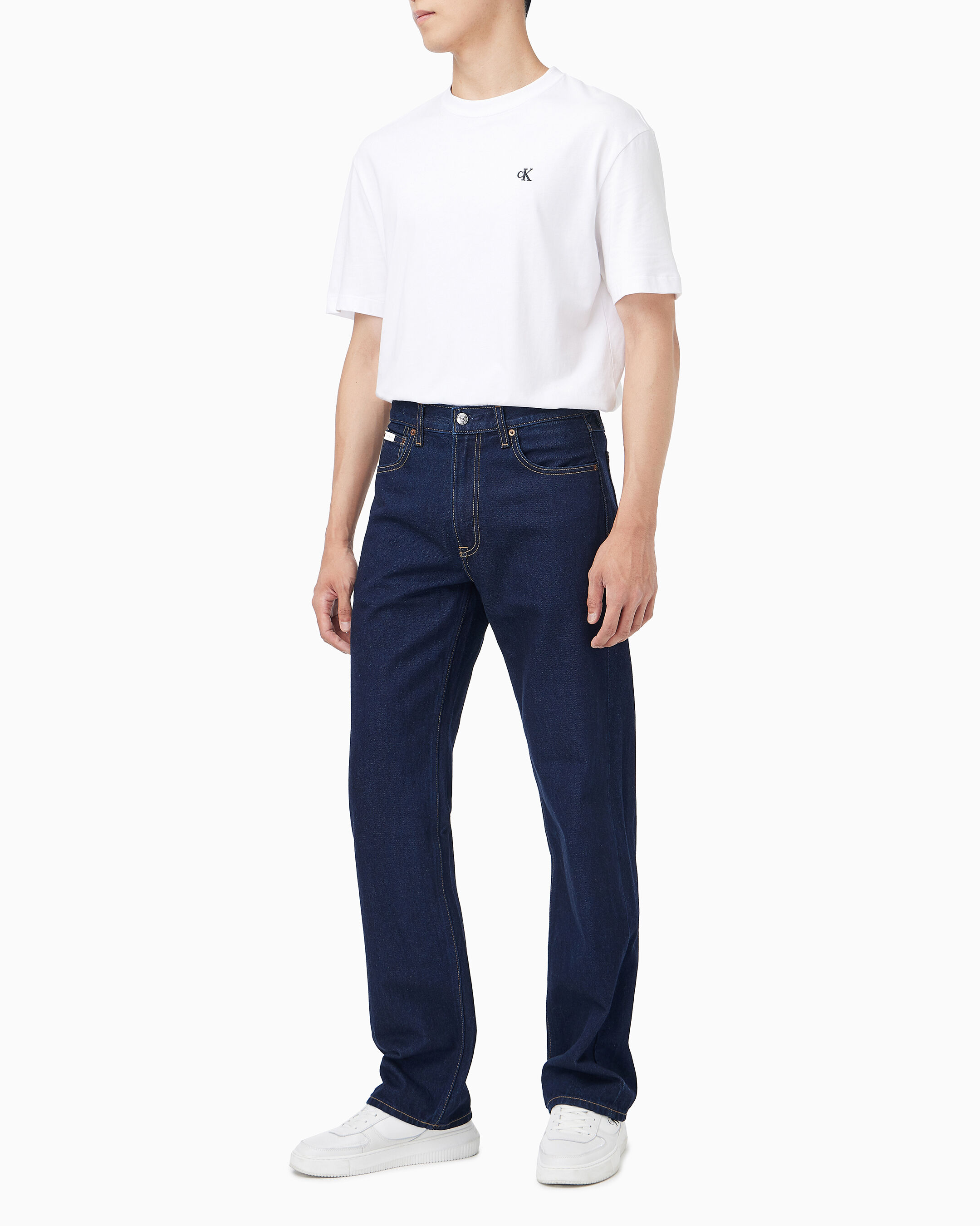 남성 90's 스트레이트핏 클래식 린스 데님 | blue | Calvin Klein Korea