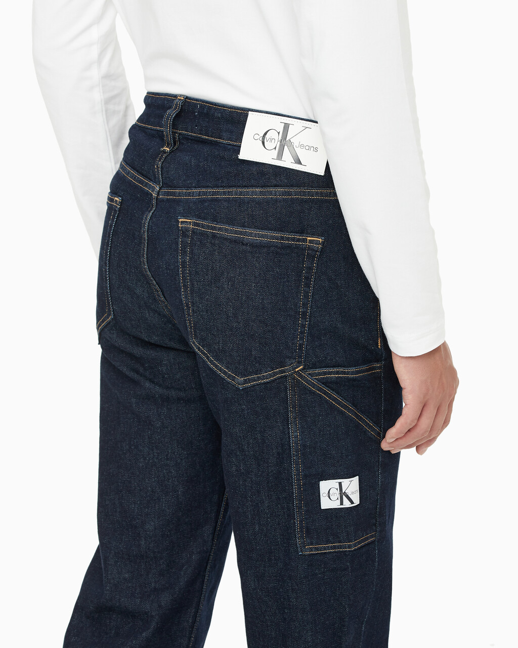 Buy 남성 90's 스트레이트핏 린스 블루 데님 in color RINSE BLUE