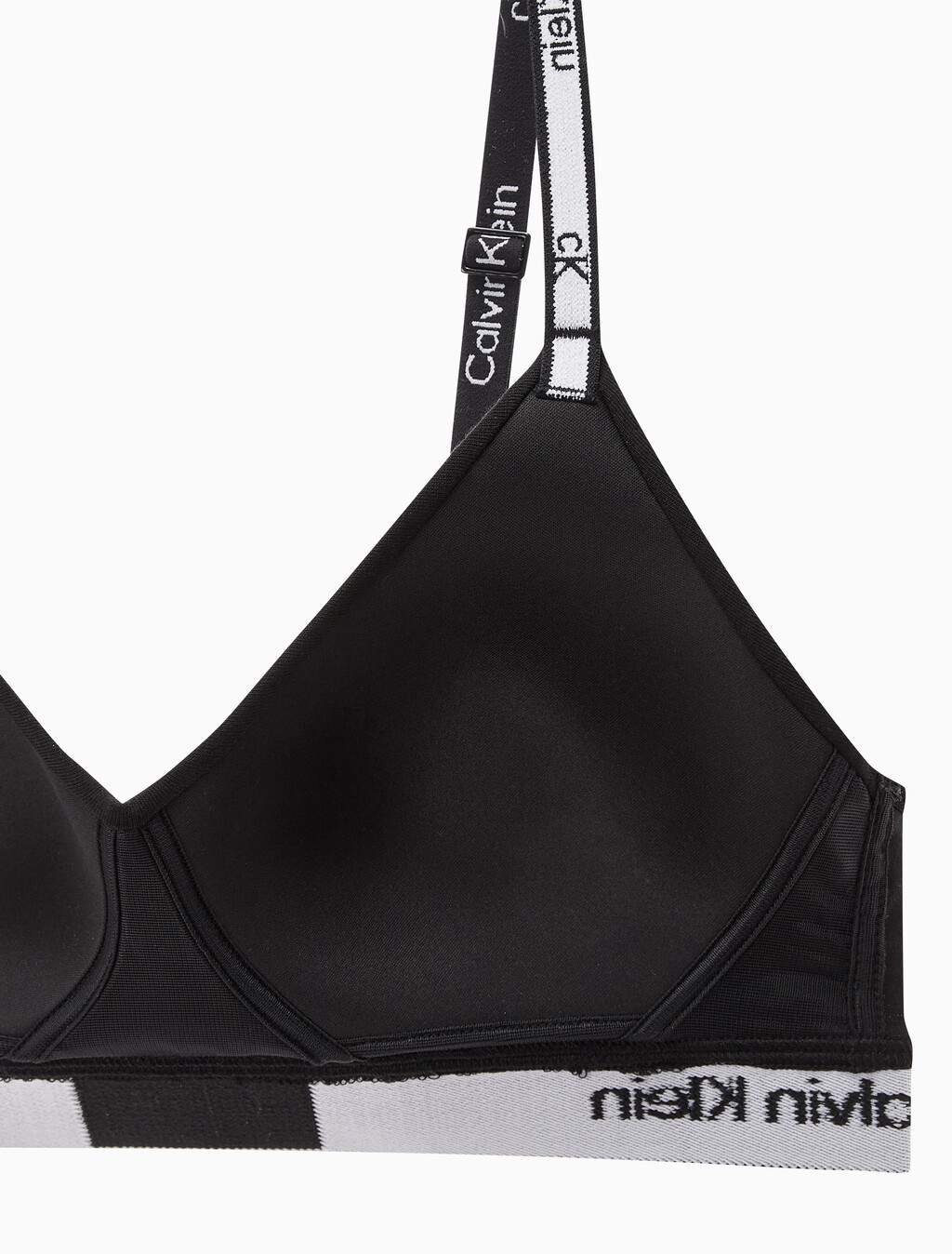 Buy 여성 1996 코튼 AF 라이틀리 라인드 브라렛 in color BLACK