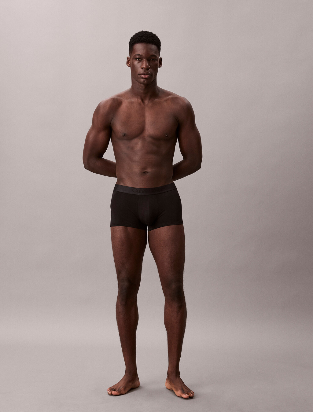 Buy 남성 CK 블랙 3PK 로우 라이즈 트렁크 in color Leopard