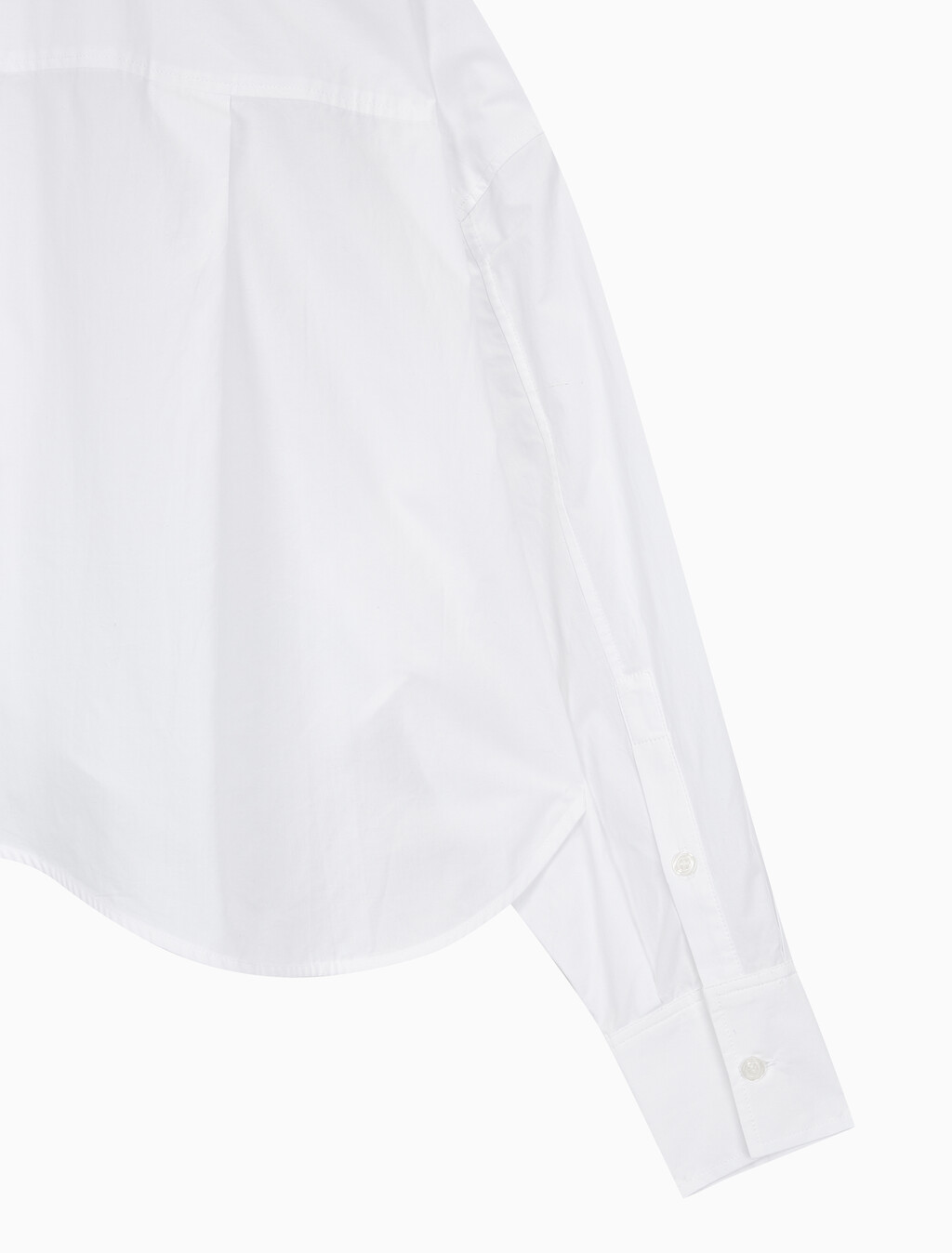 Buy 여성 크롭 패션 셔츠 in color BRIGHT WHITE