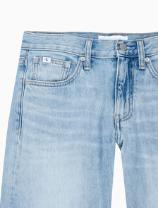 Buy 여성 로우라이즈 스트레이트핏 라이트블루 데님 in color CHALKY BLUE