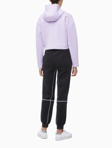 Buy 여성 릴렉스핏 크롭 후디 in color BRILLIANT WHITE