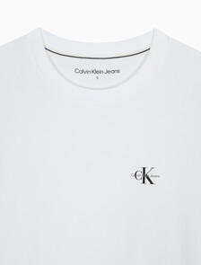 Buy 여성 레귤러핏 모던로고 2PK 반팔 티셔츠 in color CK BLACK
