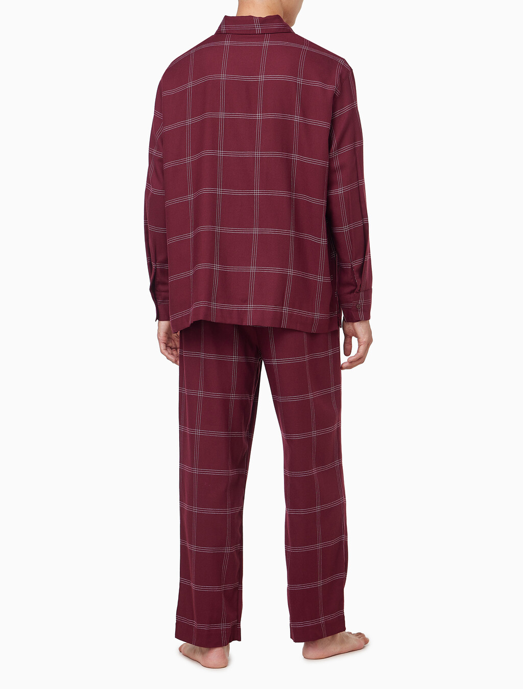 Buy 남성 울트라 소프트 플란넬 팬츠 in color Dark Purple