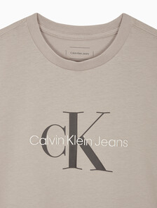 Buy 여성 히어로 모노로고 크루넥 반팔 티셔츠 in color BROWN