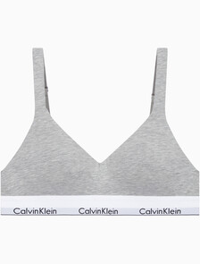 Buy 여성 모던 코튼 리프트 브라렛 in color GREY HEATHER