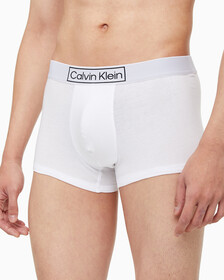 Buy 남성 CK 리이미진드 헤리티지 3PK 트렁크 in color BLACKGREY HEATHERWHITE