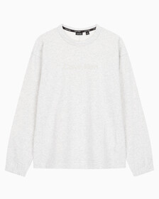 Buy 남성 릴렉스 핏 에센셜 스웻셔츠 in color ATHLETIC GREY H