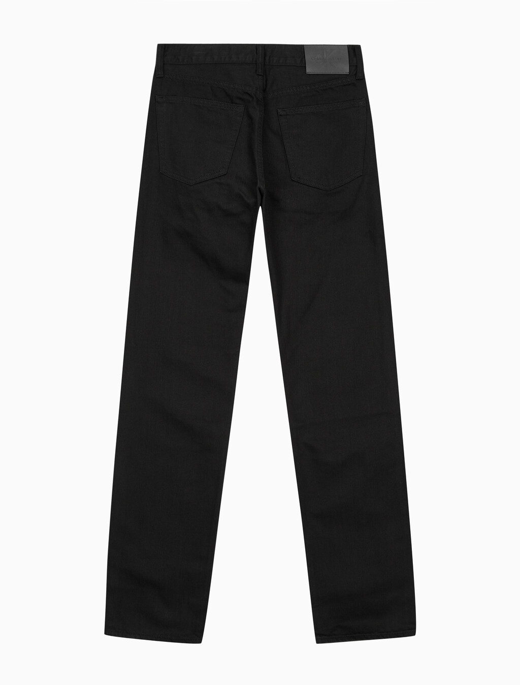 Buy 남성 스탠다드 스트레이트핏 블랙 데님 in color WASHED BLACK LOGO LACE