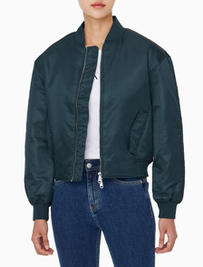 Buy 여성 필드 나일론 보머 자켓 in color NAVY