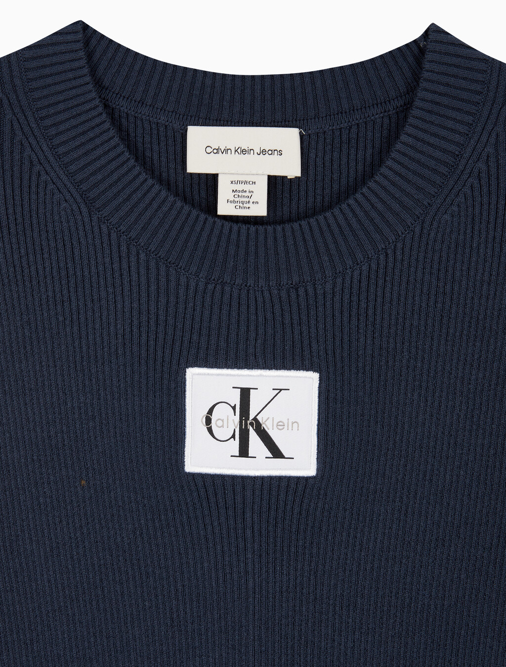 Buy 여성 L/S 핏 앤 플레어 미디 드레스 in color Navy