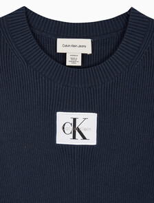 Buy 여성 L/S 핏 앤 플레어 미디 드레스 in color Navy