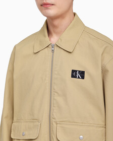 Buy 남성 박시핏 워크웨어 크롭 재킷 in color TRAVERTINE