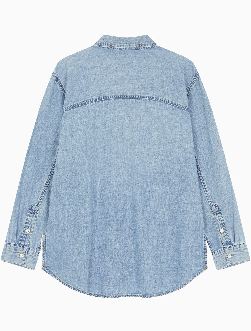 Buy 여성 릴렉스핏 데님 셔츠 in color RIVIERA