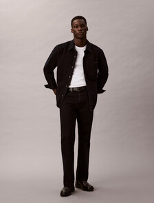 Buy 남성 부츠컷 블루블랙 스톤 데님 in color BLUE BLACK