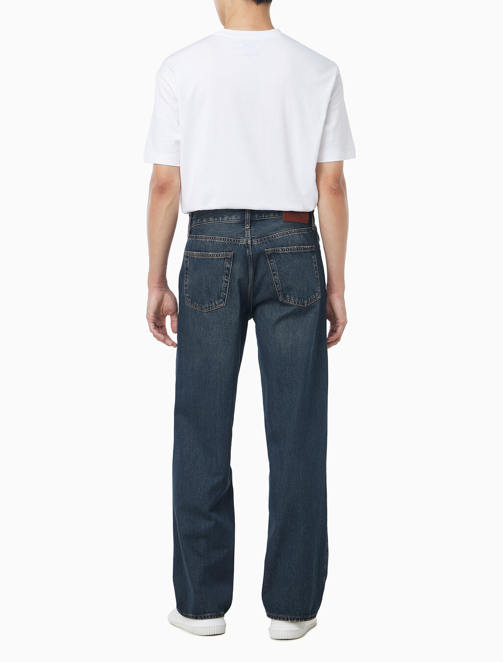Buy 남성 베기핏 세퀴아 세퀴오아 블루 데님 in color mid blue
