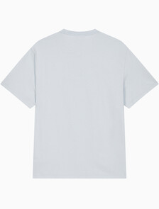 Buy 남성 레귤러핏 히어로 모노그램 로고 반팔 티셔츠 in color LIGHT BLUE