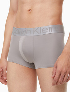 Buy 남성 CK 리컨시더드 스틸 마이크로 로우라이즈 드로즈 3PK in color MIDNIGHT BLUESIGNATURE BLUECLAY GREY