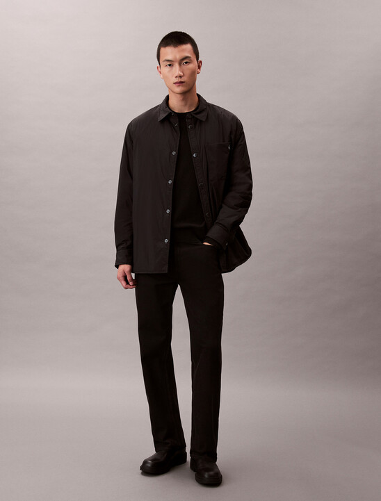 남성 패디드 셔츠 자켓