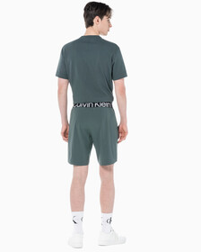 Buy 남성 리플렉티브 로고 레귤러 핏 우븐 쇼츠 in color URBAN CHIC