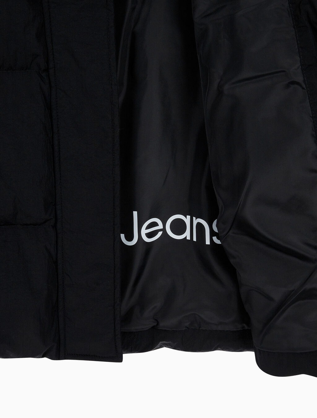 Buy 여성 벨트 롱 푸퍼 in color CK BLACK