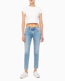 Buy 여성 바디핏 라이트블루 37.5 기능성 데님 in color 028A CHALKY BLU