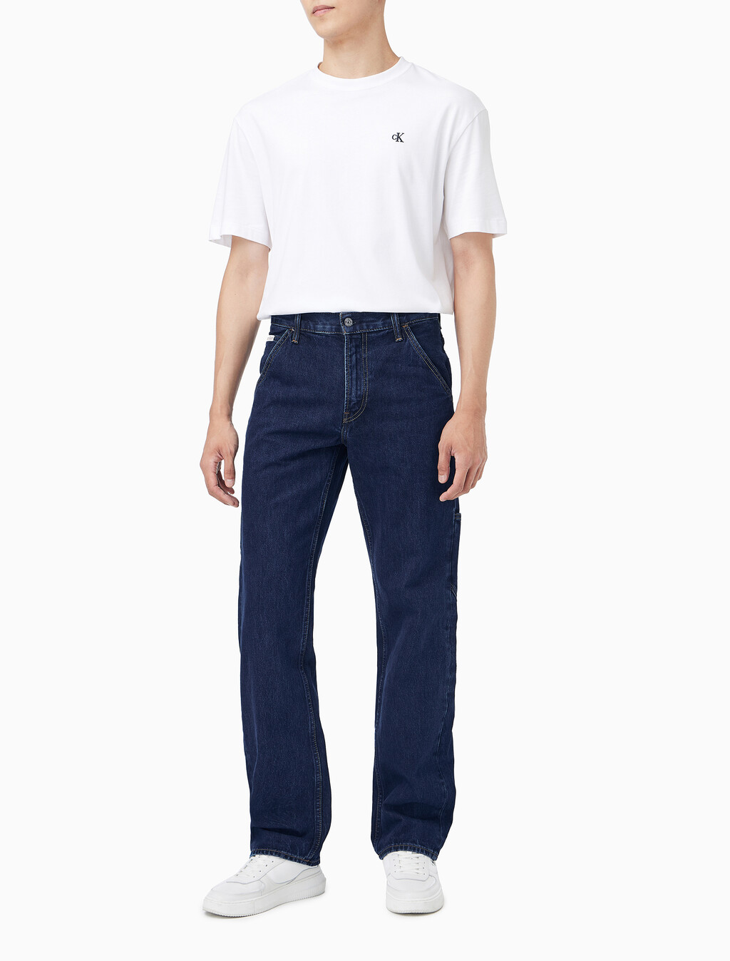 Buy 남성 릴렉스 인디고 카펜터 데님 in color denim