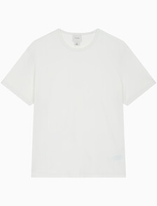 Buy 유니섹스 숏슬리브 더블 머서라이즈드 저지 크루넥 티셔츠 in color VAPOROUS GRAY