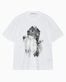 Buy 여성 다이아몬드 그래픽 보이프랜드 티셔츠 in color BRIGHT WHITE