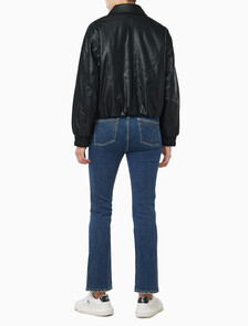 Buy 여성 폭스레더 봄버 in color BLACK